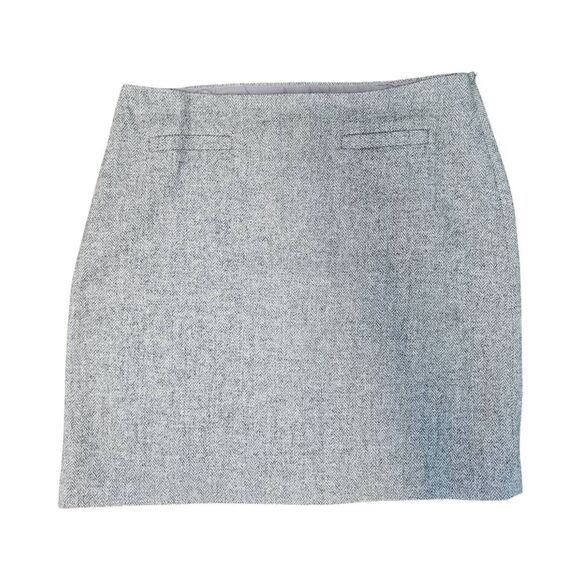 Talbots Gray Wool Blend Skirt Womens Size 12P - Picture 2 of 7